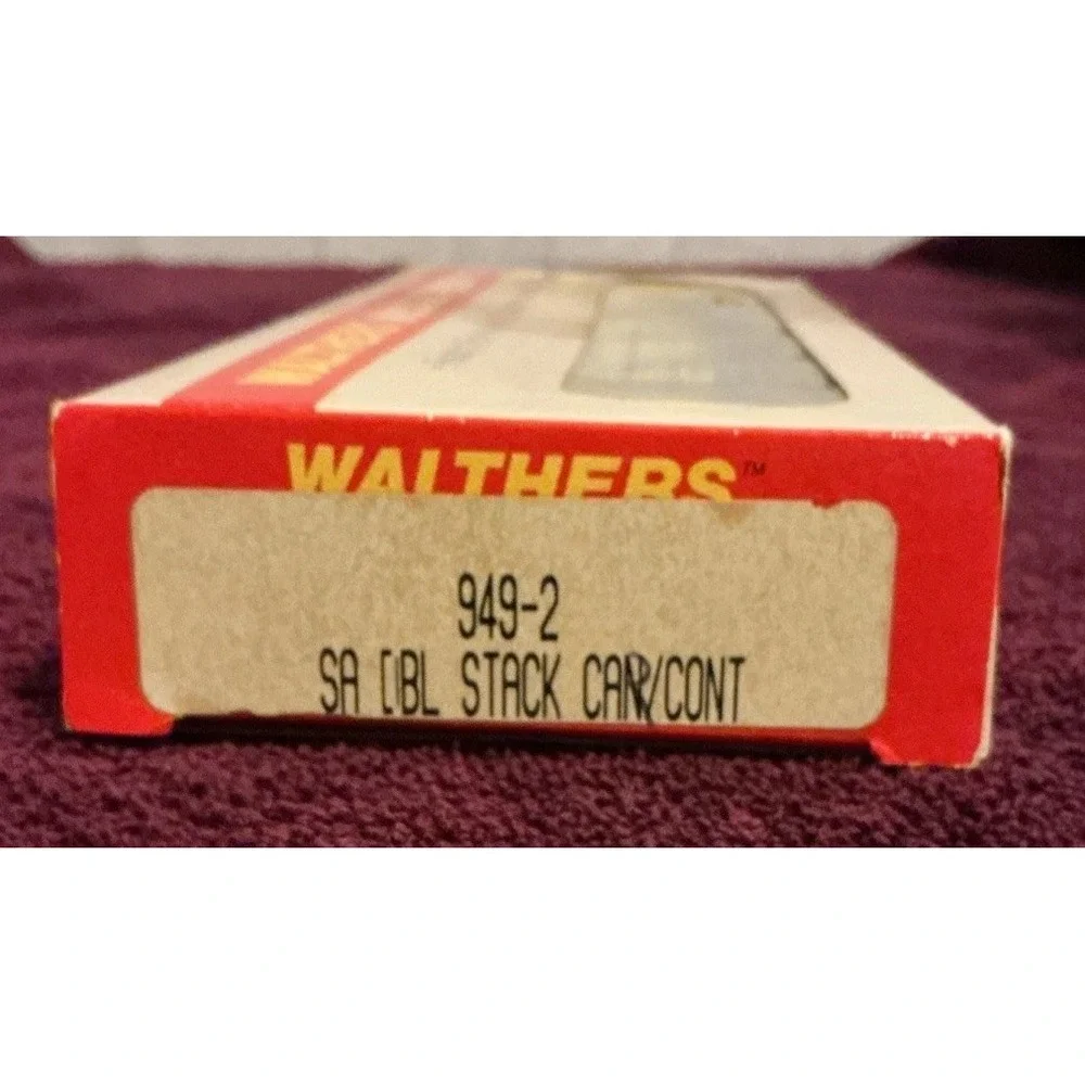 Walthers N Scale 949-2 SA Double Stack Container‎ Flat Car 193297